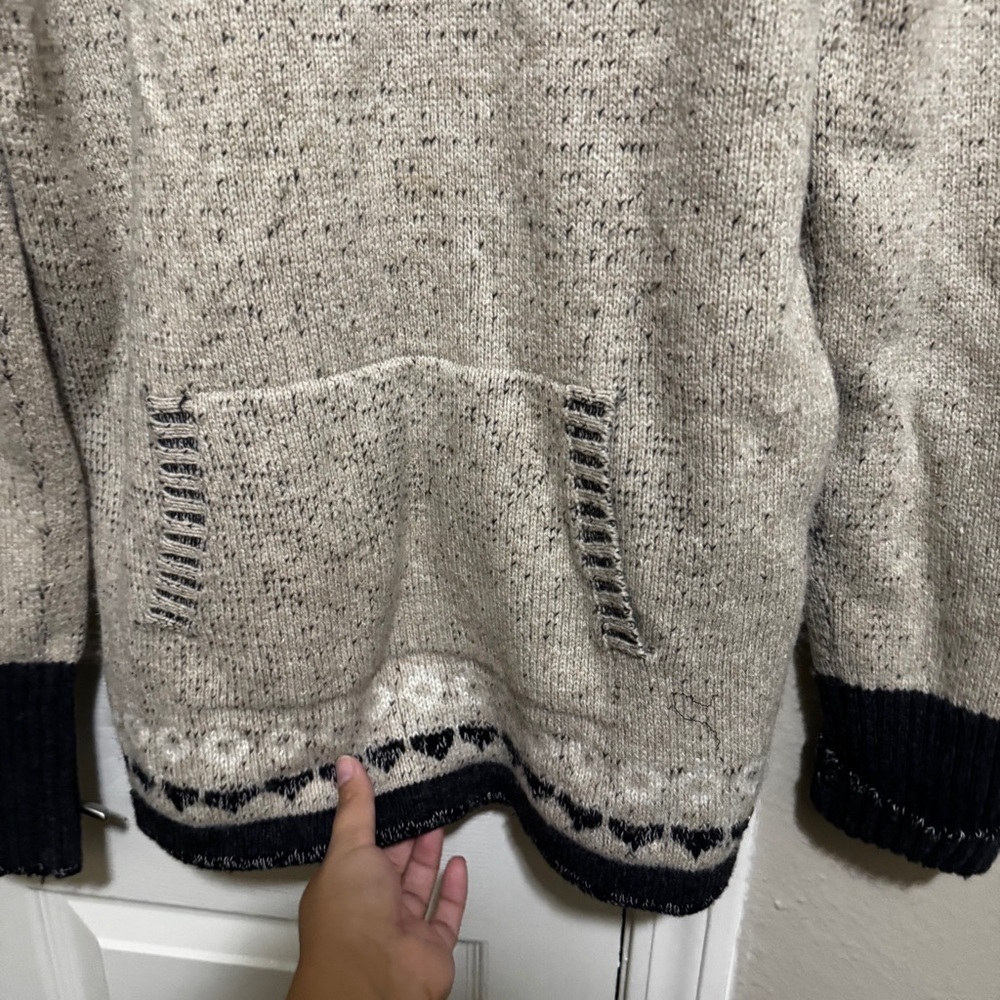 Eddie Bauer mohair and wool cowl neck sweater - Picture 7 of 9